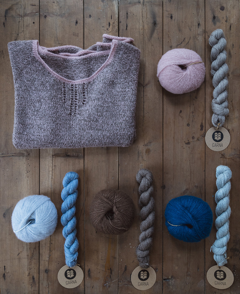 Pileurt bluse - Strikkekit