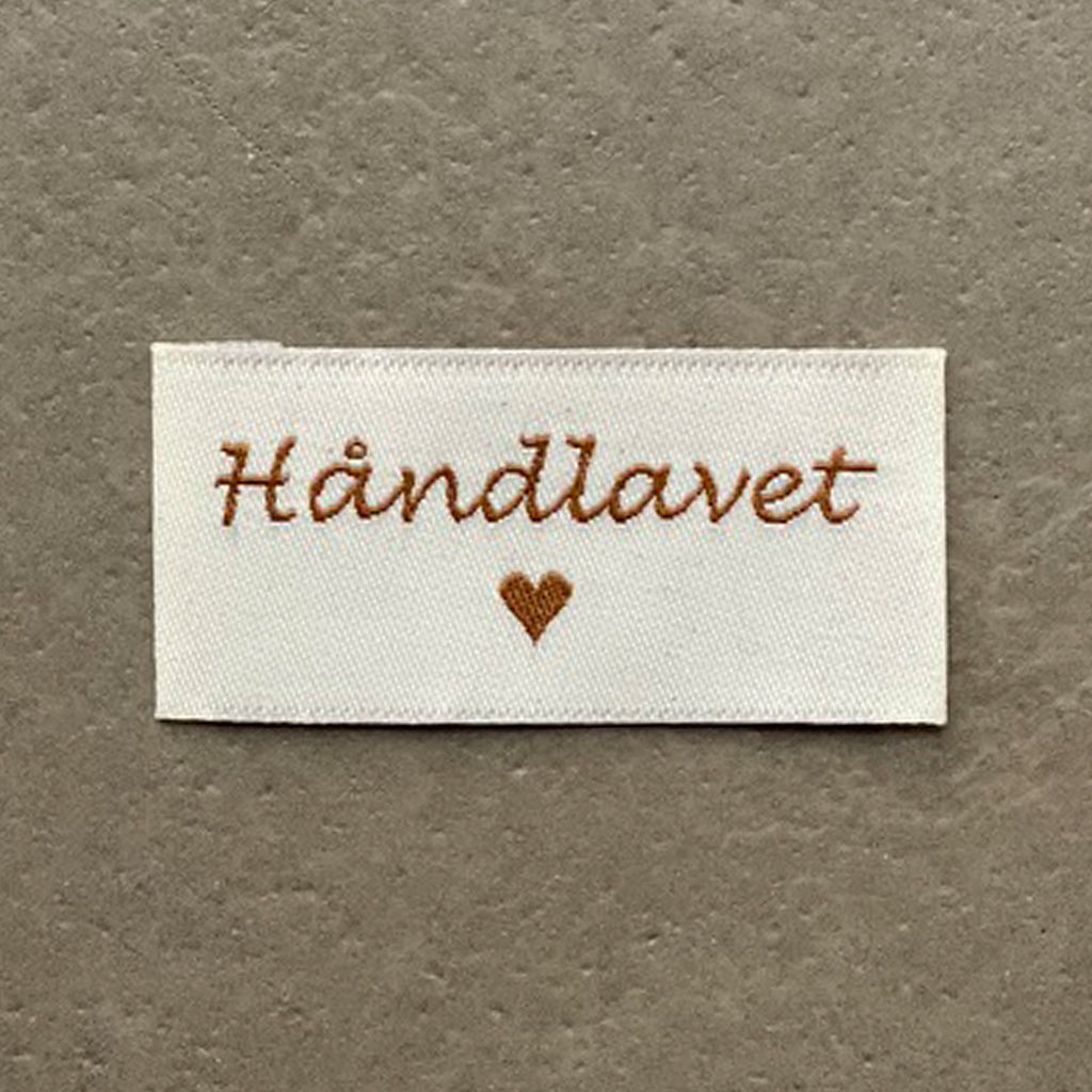 Tekstil mærke - Håndlavet