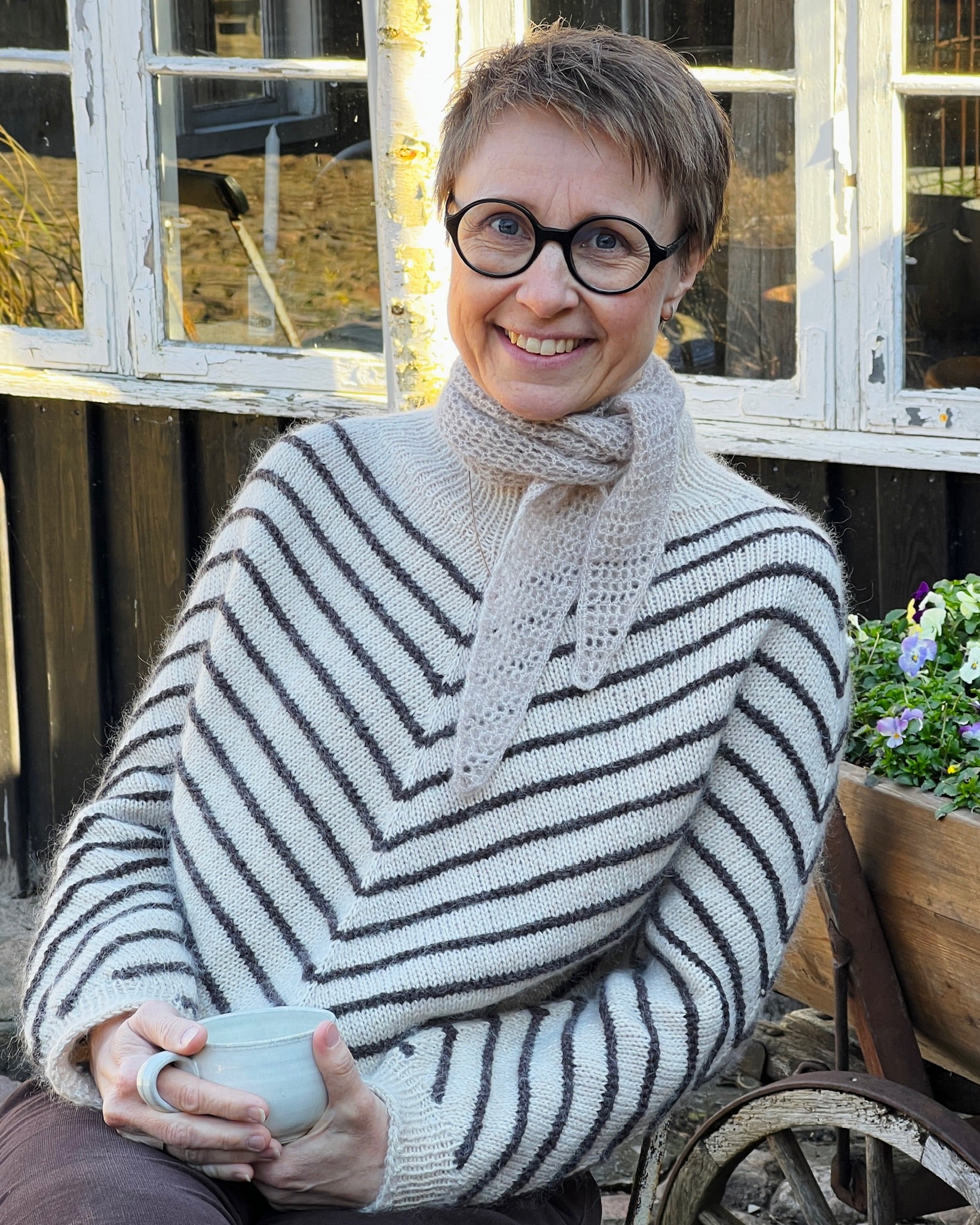Pauline Sweater Kolibri by Johanna - Strikkekit