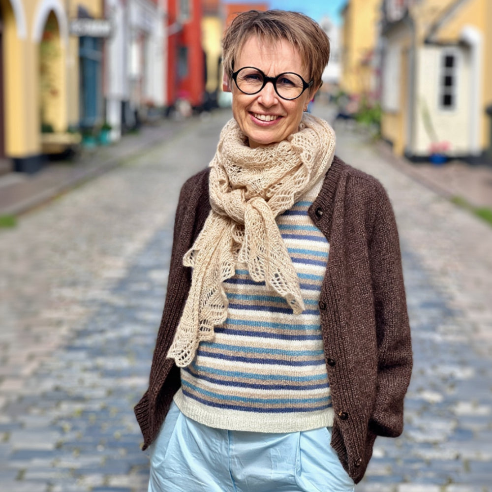Johanne Cardigan Strikkekit - Knitting for Olive