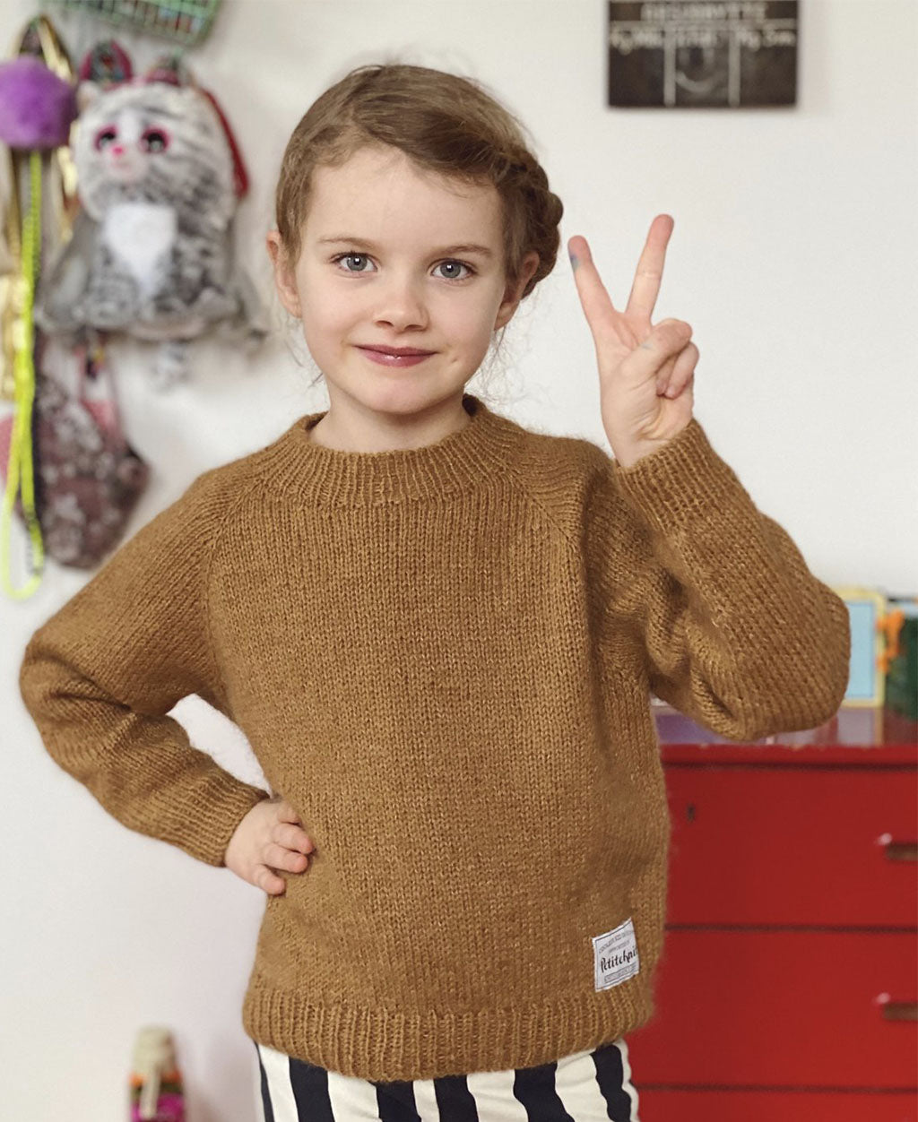 Ingen Dikkedarer Sweater Junior PetiteKnit - Strikkekit