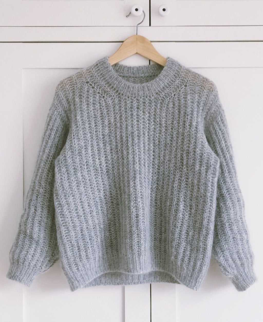 September Sweater PetiteKnit Mohair - Strikkekit