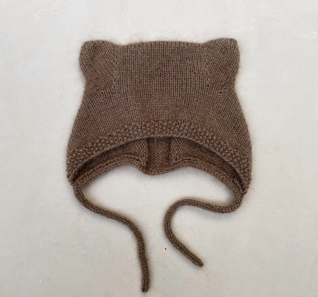 Lillebjørnhue Silkecashmere Strikkekit - Knitting for Olive