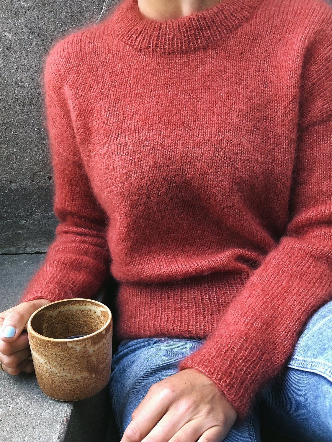 Stockholm Sweater PetiteKnit - Strikkekit Mohair