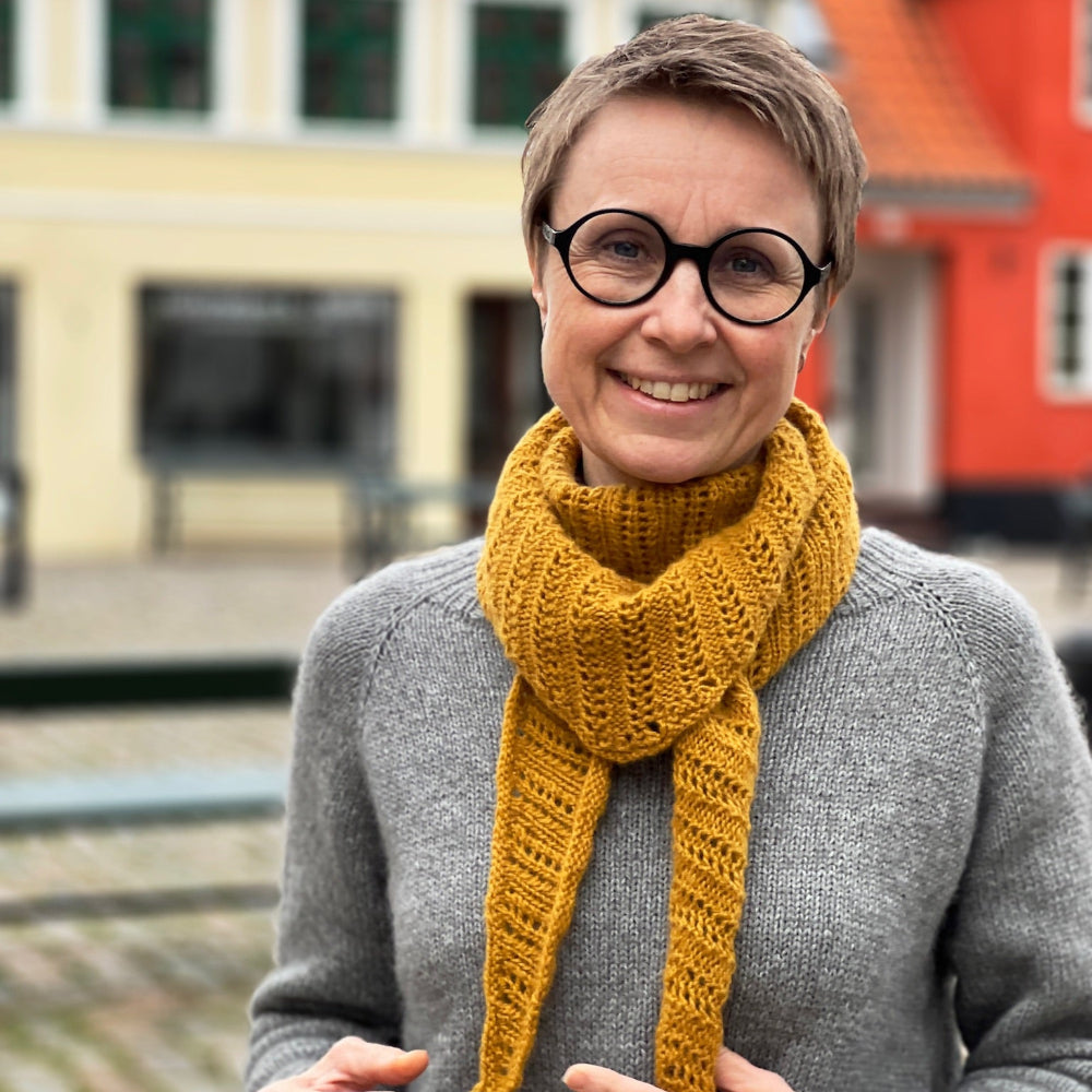 The Tiny Scarf Sanne Fjalland - Garnkit ekskl. opskrift cashmere