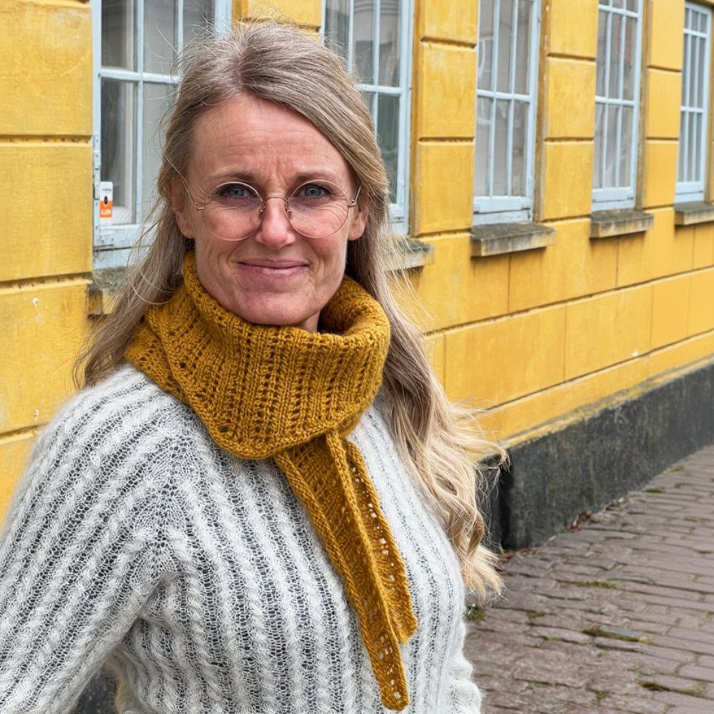 The Tiny Scarf Sanne Fjalland - Garnkit ekskl. opskrift cashmere