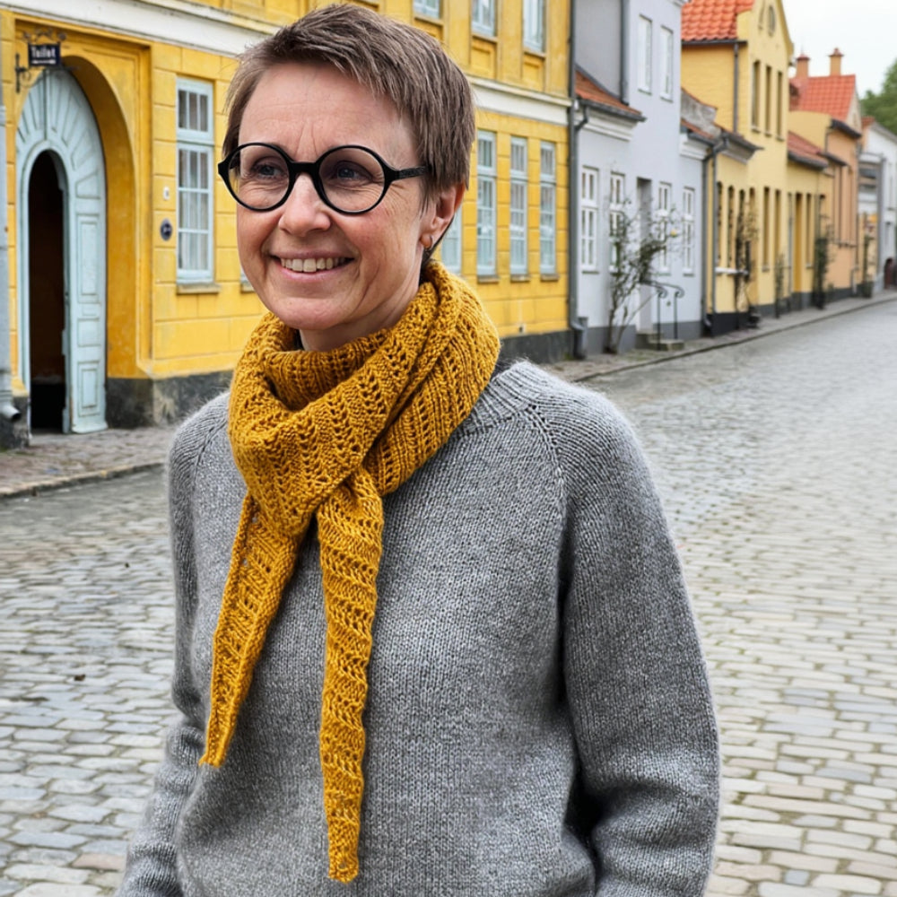 The Tiny Scarf Sanne Fjalland - Garnkit ekskl. opskrift cashmere