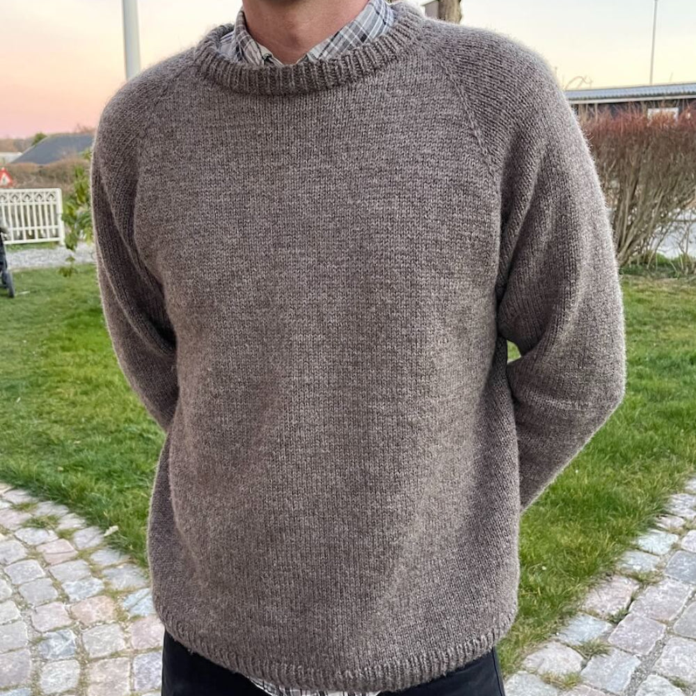 Hanstholm Sweater PetiteKnit - Strikkekit (Mohair)