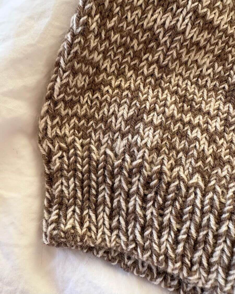 Melange Sweater Baby PetiteKnit - Strikkekit