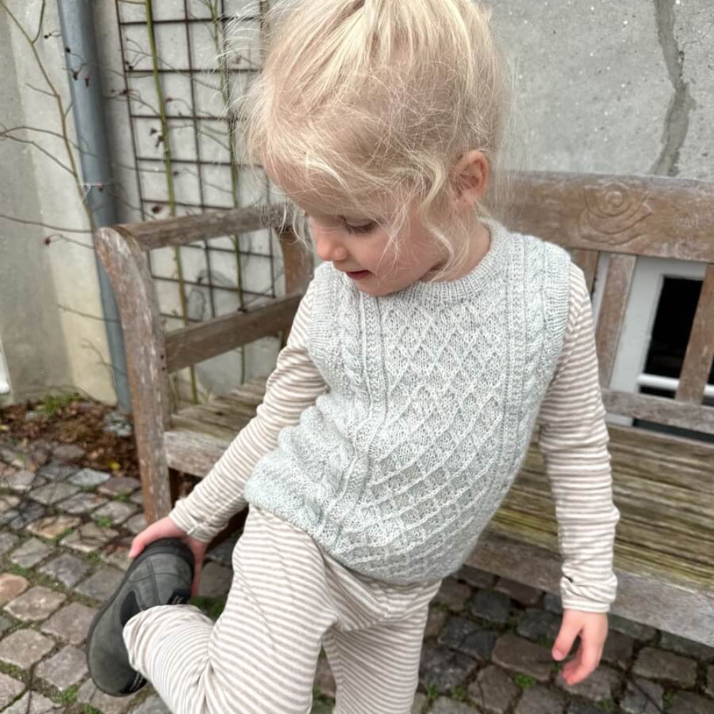 Moby Slipover Mini PetiteKnit - Strikkekit Nobilis