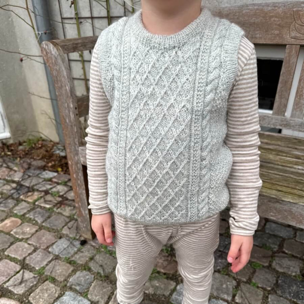 Moby Slipover Mini PetiteKnit - Strikkekit Nobilis