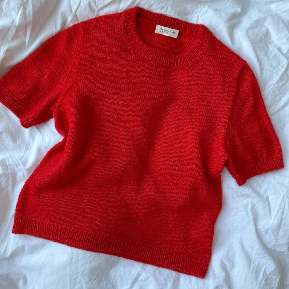 Poppy Tee PetiteKnit - Strikkekit mohair