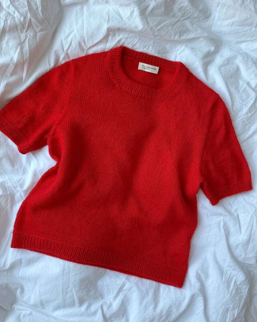 Poppy Tee PetiteKnit - Strikkekit mohair