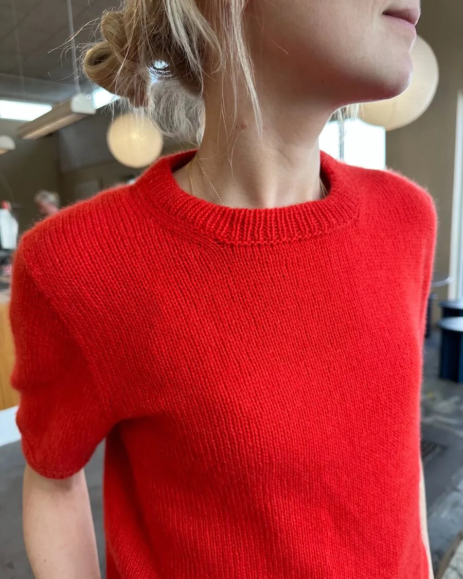 Poppy Tee PetiteKnit - Strikkekit mohair