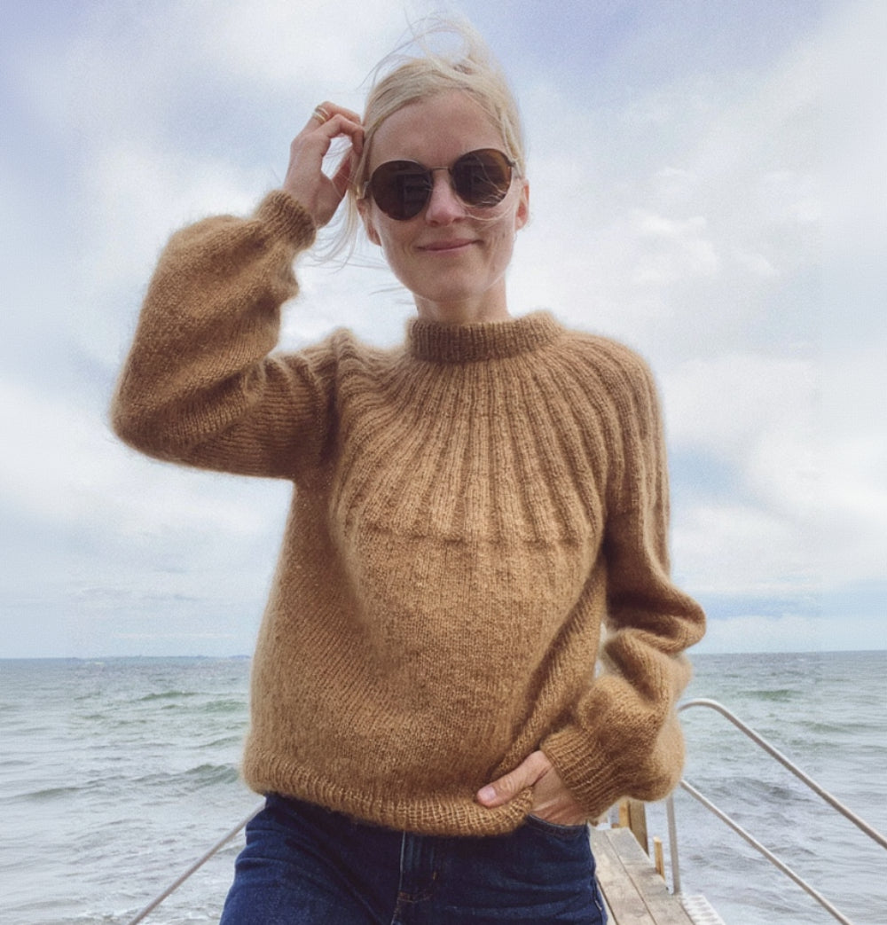 Sunday Sweater - Mohair Edition PetiteKnit - Strikkekit Mohairsilke