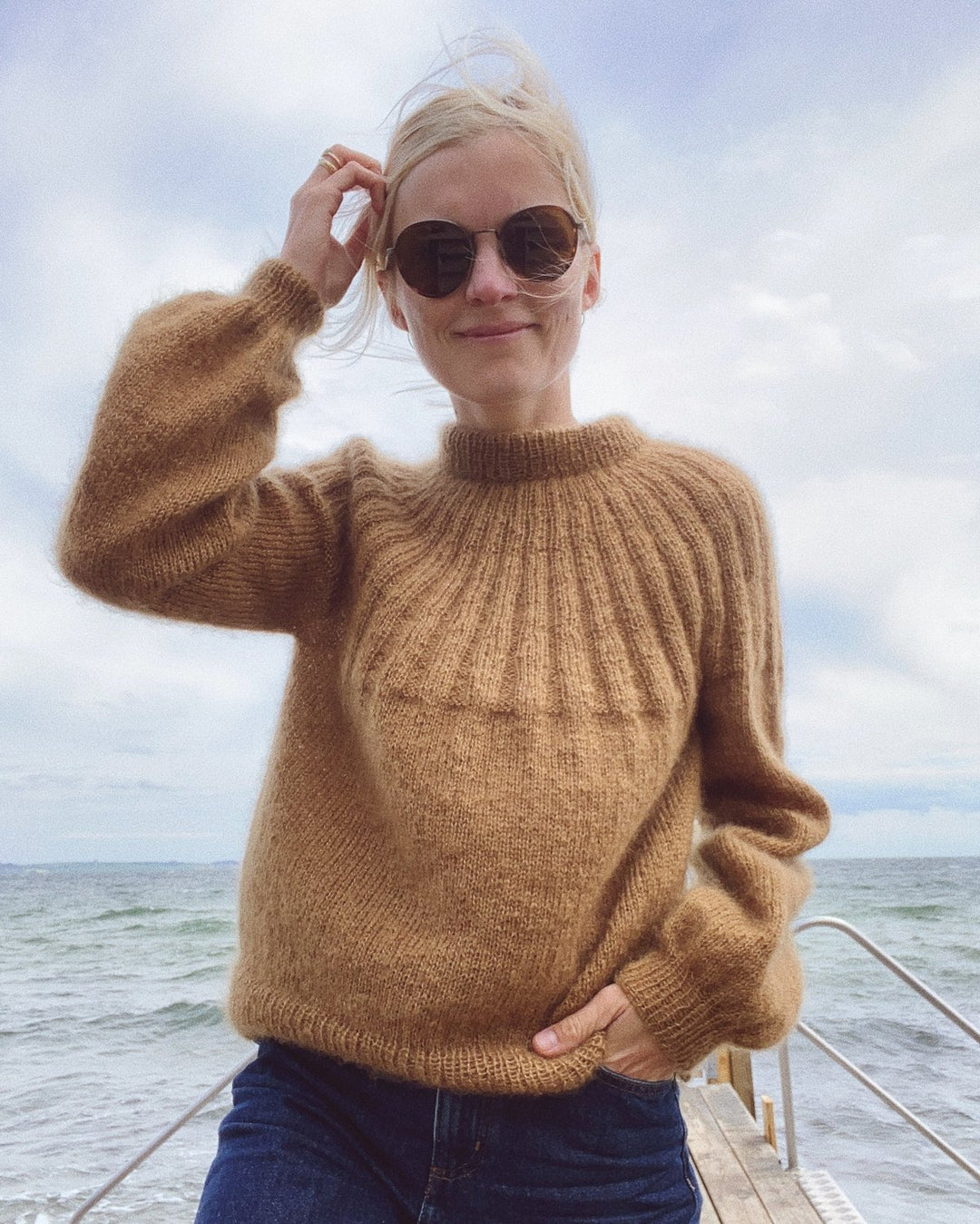 Sunday Sweater - Mohair Edition PetiteKnit - Strikkekit Mohairsilke